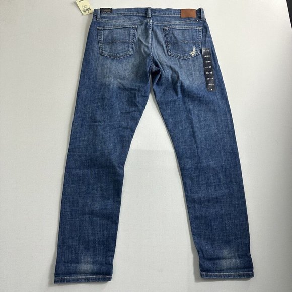 Lucky Brand Women’s Sienna Slim Boyfriend Jeans Size 10/30 Distressed Blue - Picture 2 of 9